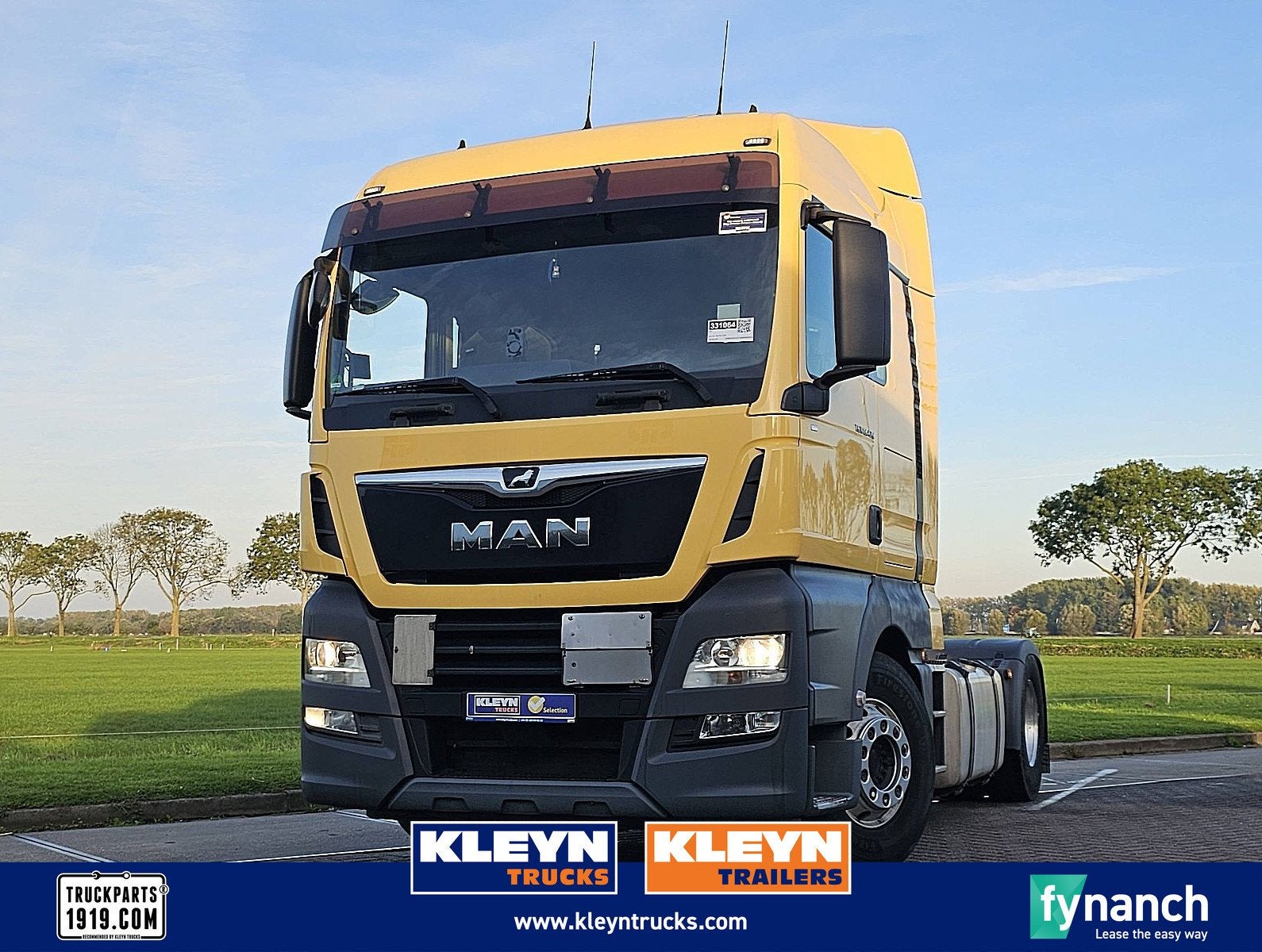 M.A.N. 18.470 TGX, Auto's, Automaat, Euro 6, Geel, Bedrijf