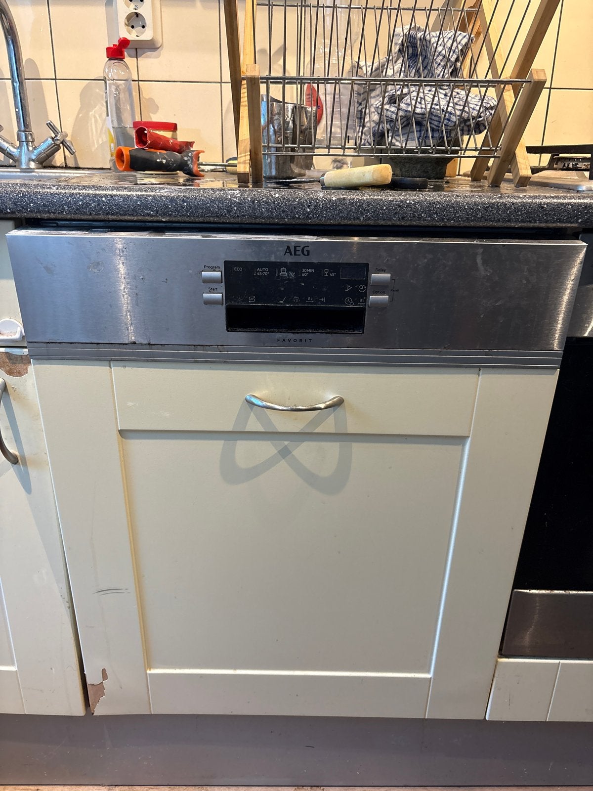 AEG Favorit Inbouw Vaatwasser - Zo goed als nieuw, Witgoed en Apparatuur, Vaatwasmachines, 60 cm of meer, Eco programma, Ophalen of Verzenden