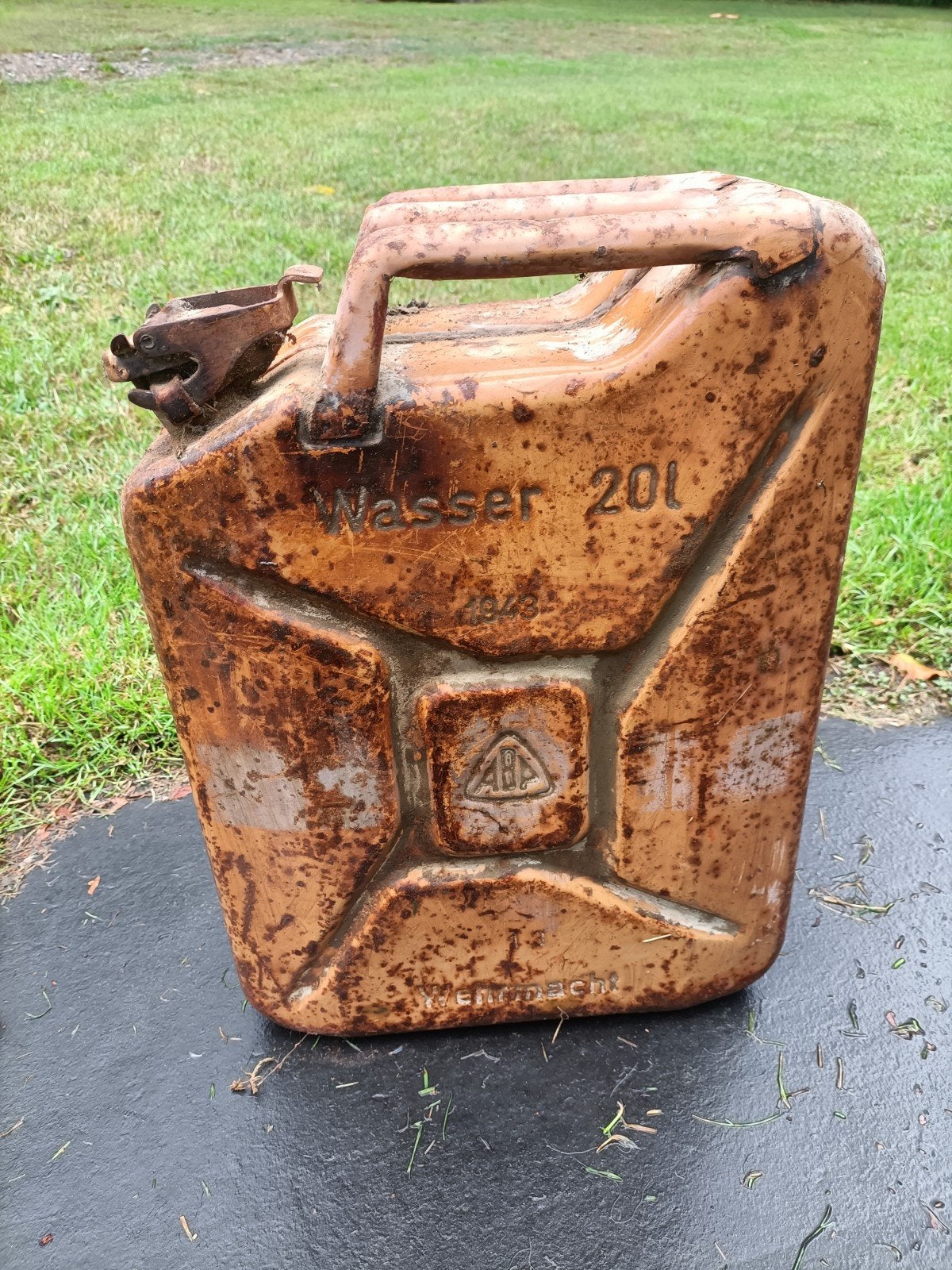 Originele Duitse Wehrmacht Wasserkanister 20L – 1943, Ophalen, Duitsland