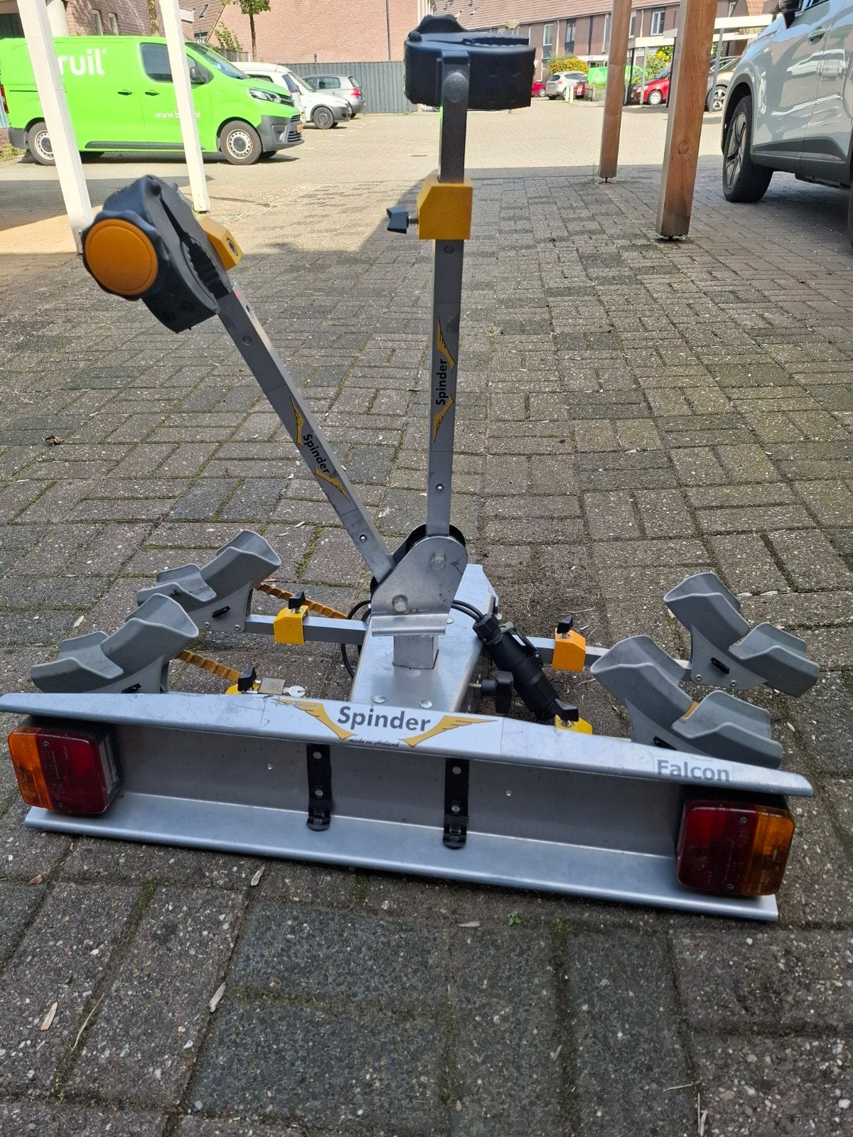 Spinder fietsenrek voor achterop de auto, Ophalen, Gebruikt