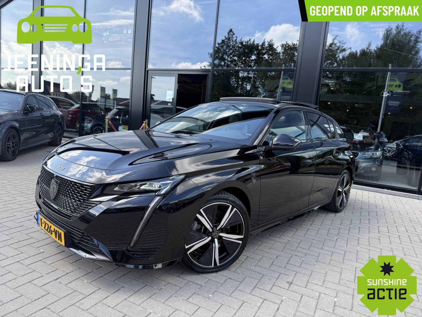 Peugeot 308 1.6 PlugInHybrid 180 GT Pack Business|360Camera|, Gebruikt, 4 cilinders, 181 pk, Zwart