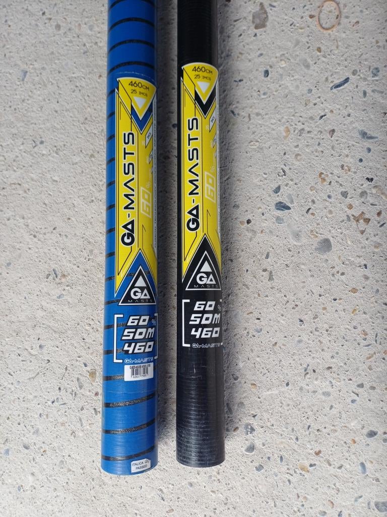 GA-MASTS Windsurf Mast 460cm 60% Carbon + mast hoes, Ophalen of Verzenden, Mast