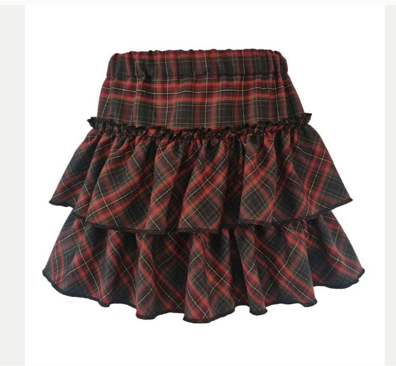Japanse college / lolita / Y2k cosplay rok met hoge taille, Ophalen of Verzenden, Nieuw, Maat 46/48 (XL) of groter, Boven de knie