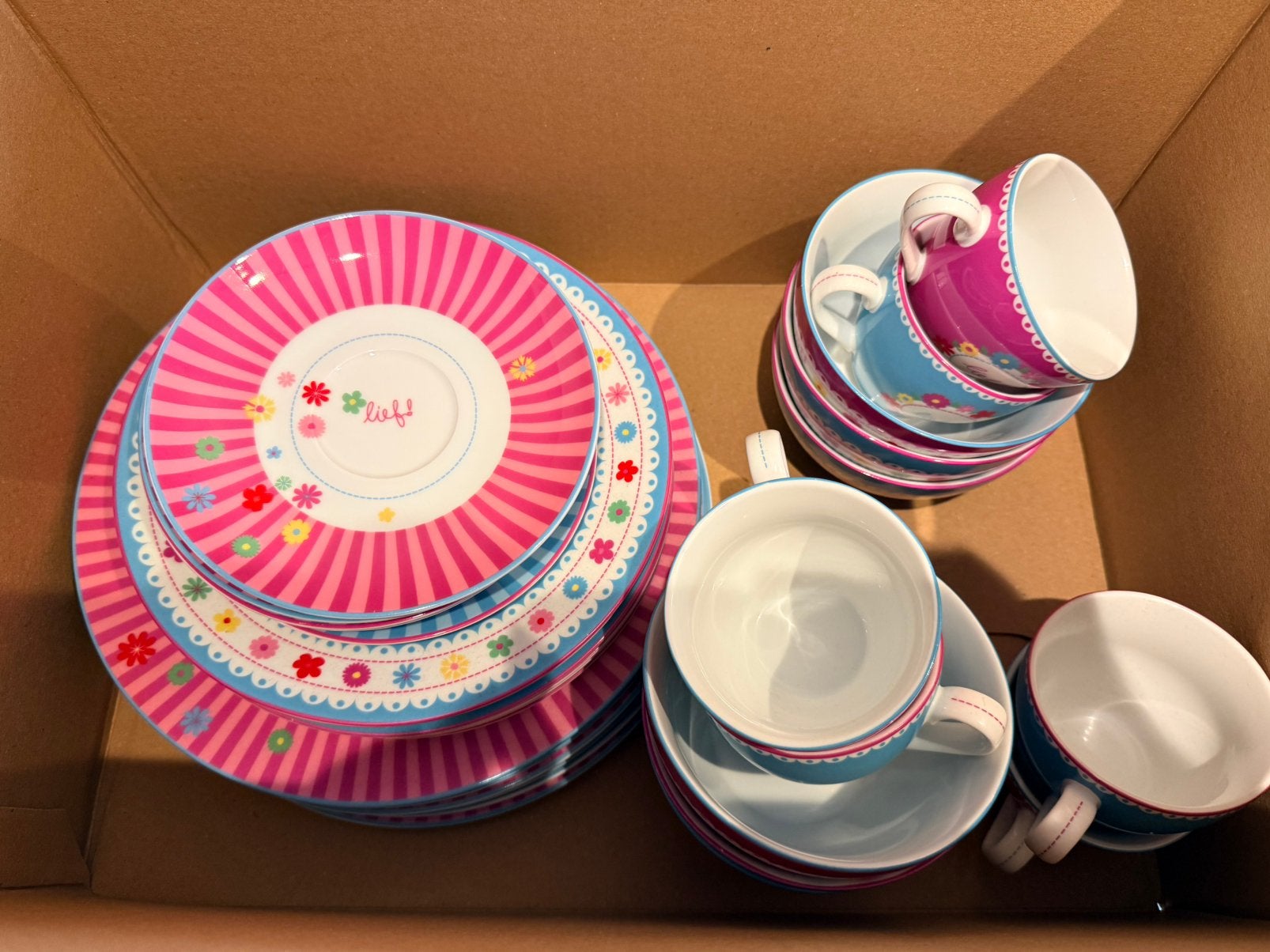 Lief! Lifestyle servies 30-delig – 6 personen, Ophalen, Overige merken, Zo goed als nieuw, Overige stijlen
