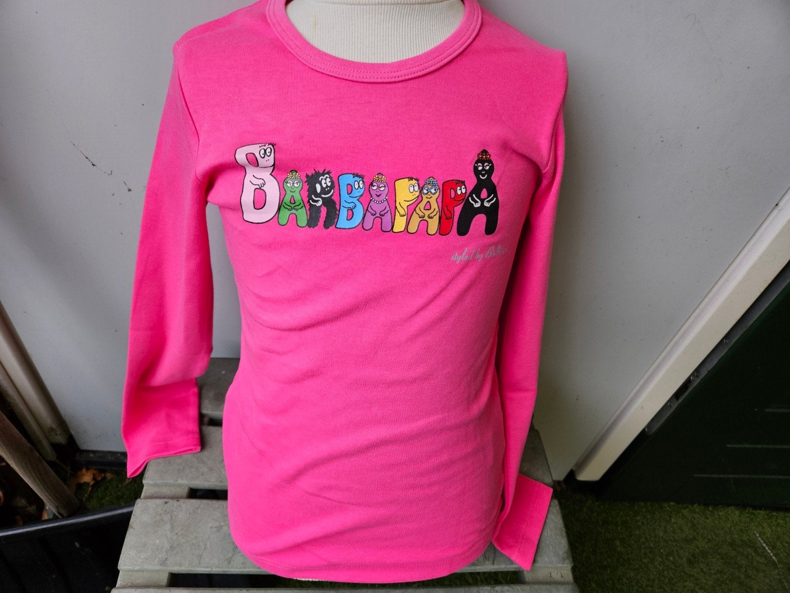 Roze Barbapapa longsleeve maat 140/146, Meisje, Balbina, Nieuw, Ophalen of Verzenden