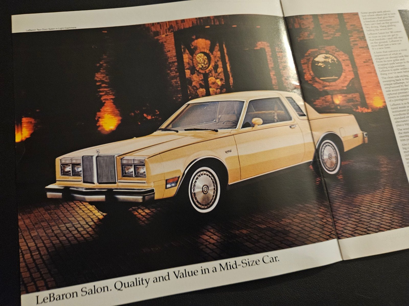 Brochure Chrysler LeBaron 1980 USA, Ophalen of Verzenden, Zo goed als nieuw, Overige merken