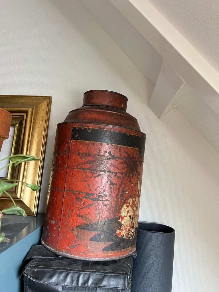 Chinese tekening op voorraadblik, Ophalen