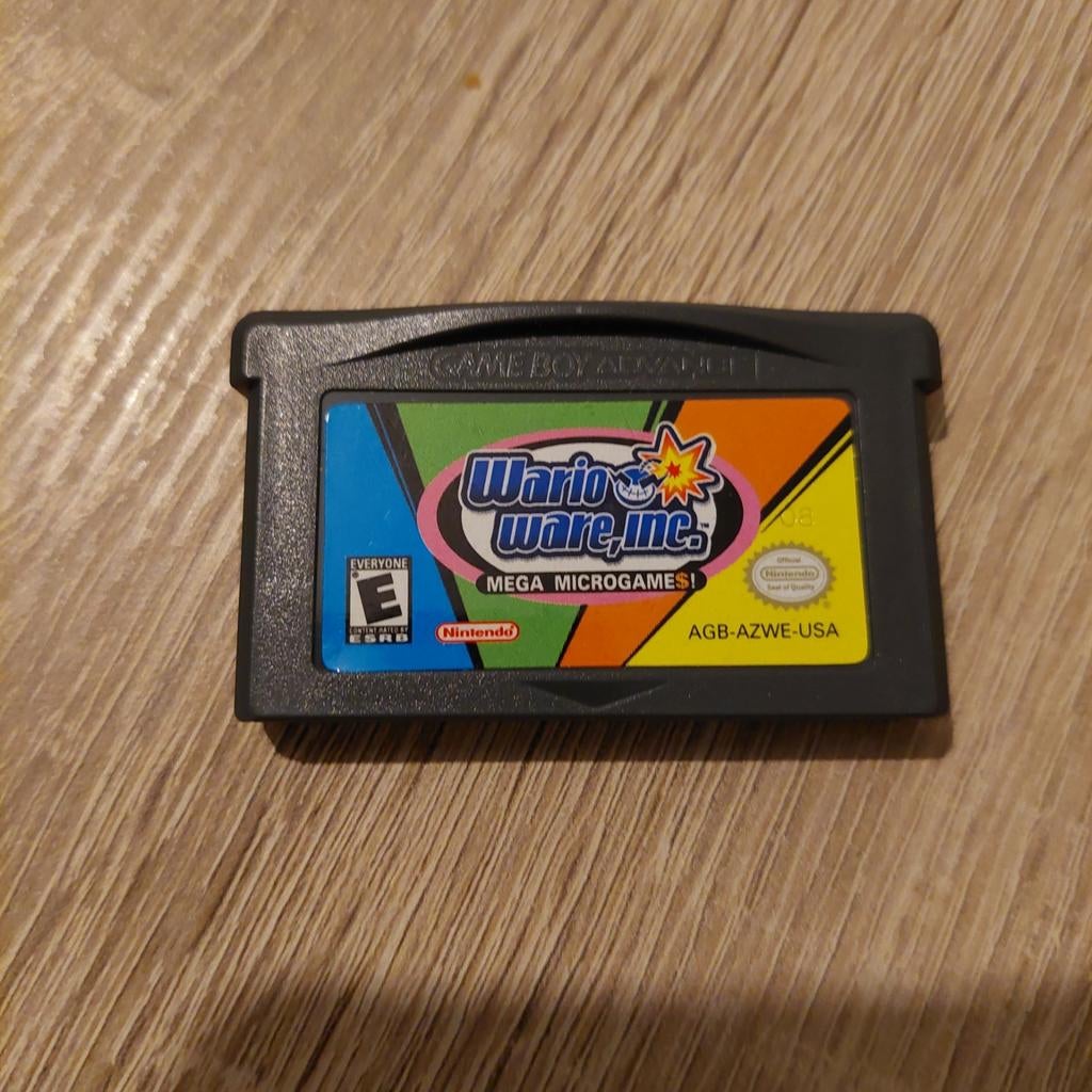 WarioWare, Inc.: Mega Microgames! (GBA), Puzzel en Educatief, Gebruikt, 1 speler, Ophalen of Verzenden