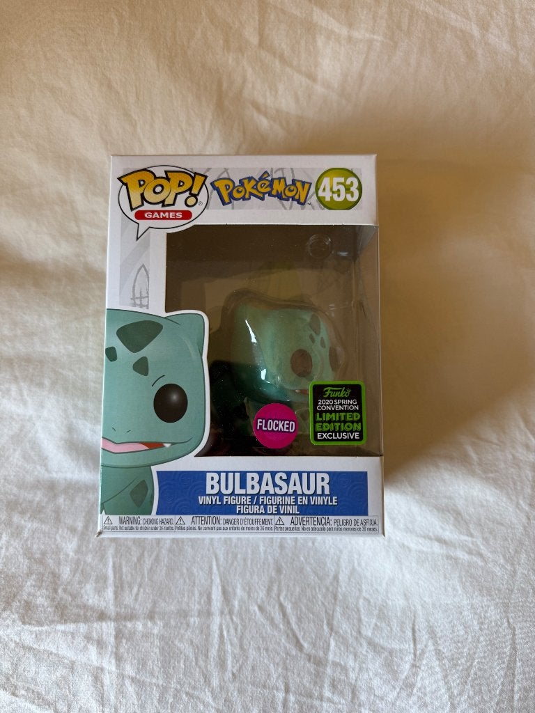 Funko pop bulbasaur flocked 453, Verzenden, Nieuw