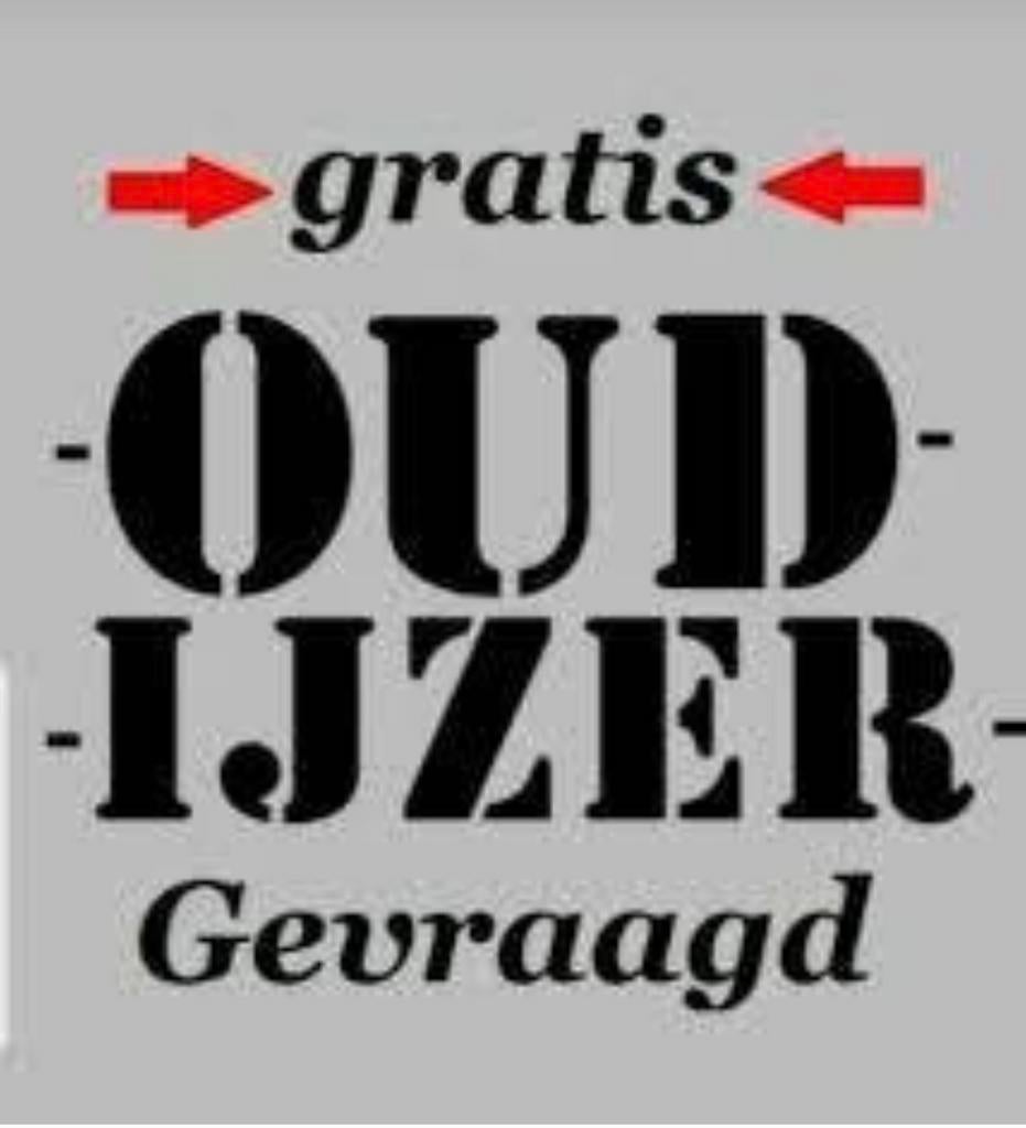 Gratis haal ik u oud ijzer op, Ophalen, Gebruikt