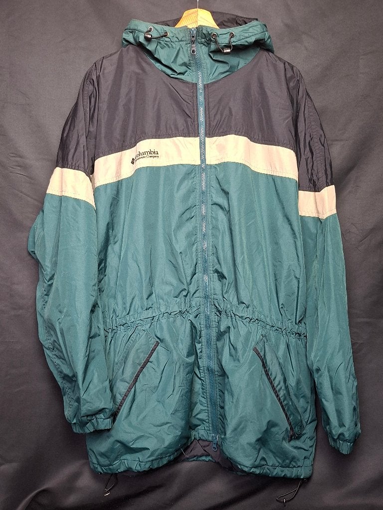 Vintage Columbia Windbreaker Jack XL Gorpcore Y2k Jas Jas, Columbia, Maat 56/58 (XL), https://www.columbiasportswear.nl, Columbia