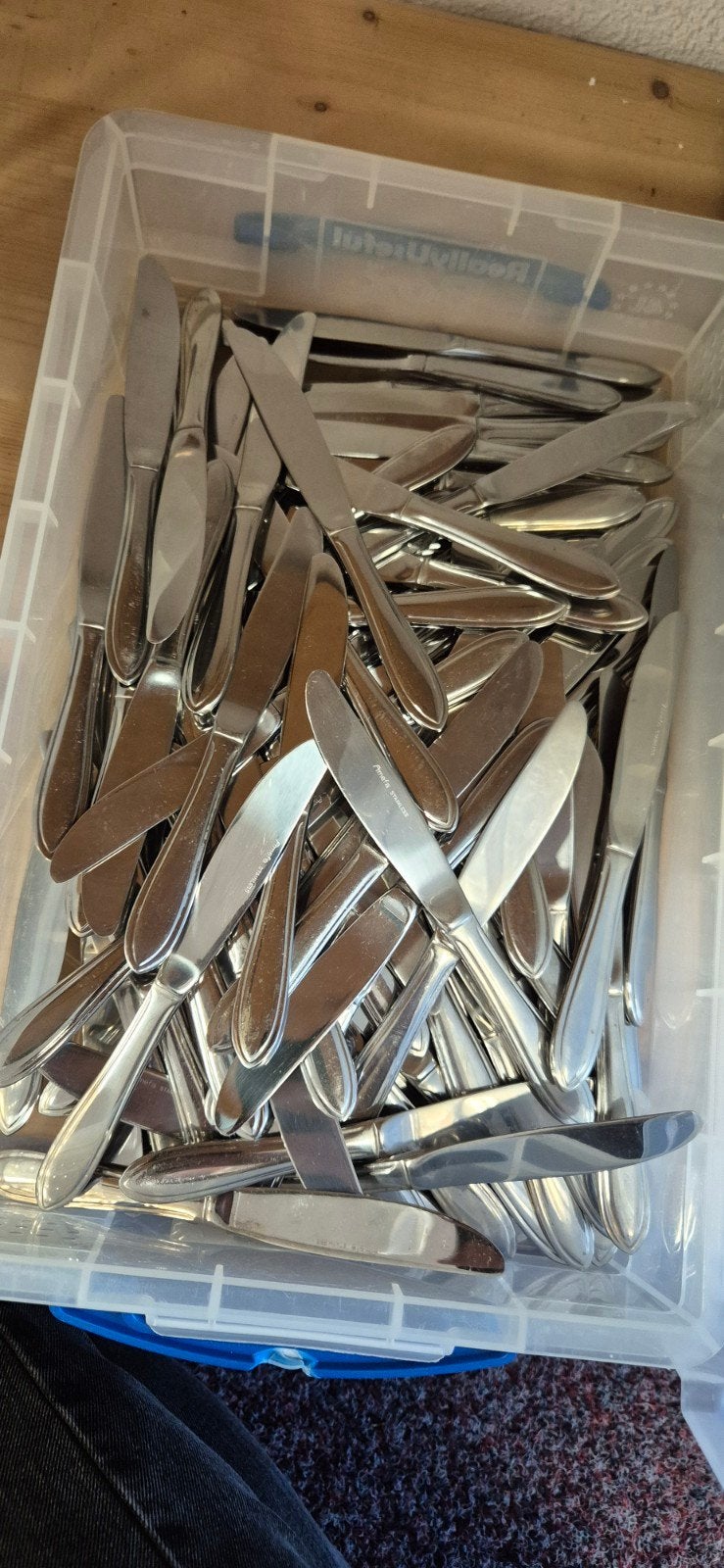 137 Amefa RVS Botermesjes - Ideaal voor Horeca/Grootverbruik, Antiek en Kunst, Ophalen of Verzenden