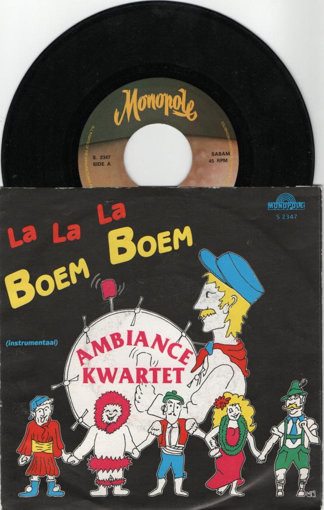 Ambiance Kwartet – La La La Boem Boem, Ophalen of Verzenden, Gebruikt, 7 inch, Overige genres