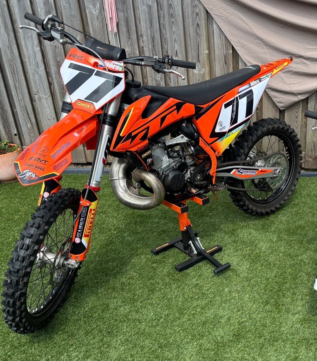 KTM SX 250 2021 - Recent onderhoud, veel extra's!, Ophalen of Verzenden, Gebruikt