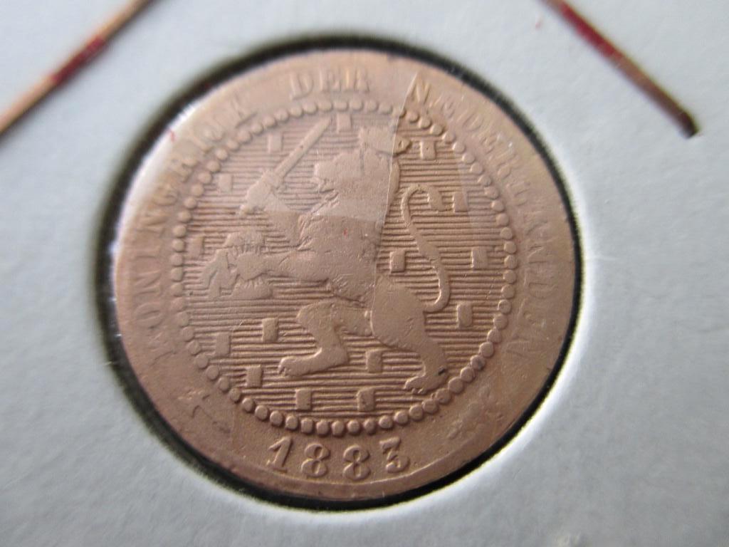 Cent 1883, Postzegels en Munten, Munten | Nederland, Ophalen of Verzenden, Koning Willem III, 1 cent, Losse munt