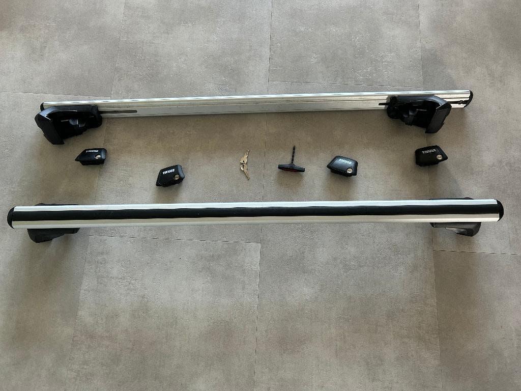 Thule SmartRack XT, Dakdragers, Universeel, Aluminium 118 cm, Auto diversen, Dakdragers, Ophalen, Gebruikt