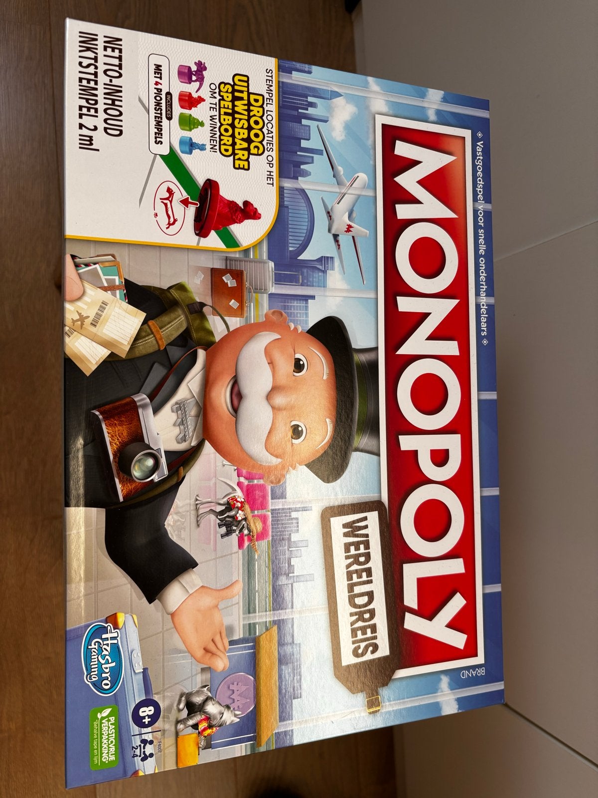 Monopoly Wereldreis - nieuw nooit gebruikt, Drie of vier spelers, Ophalen, Nieuw