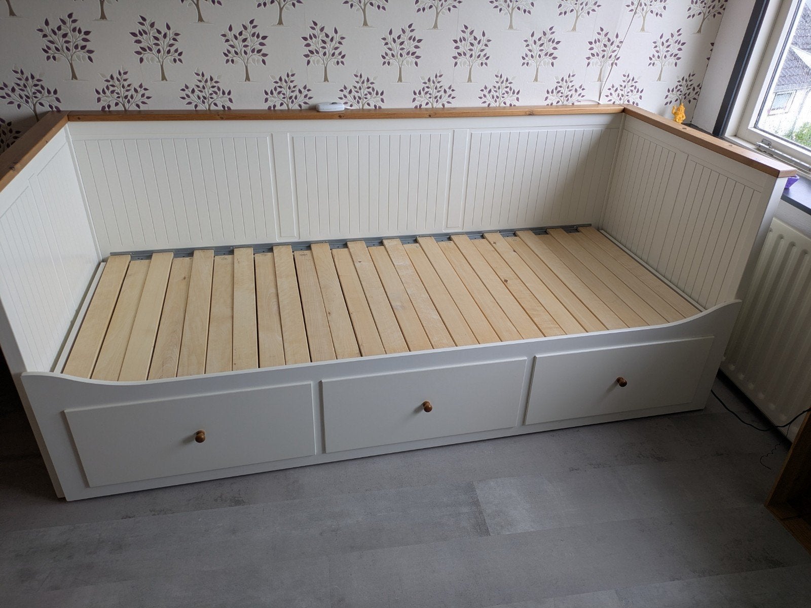 Uitschuifbed Ikea, Ophalen, Gebruikt, Eenpersoons, 80 cm