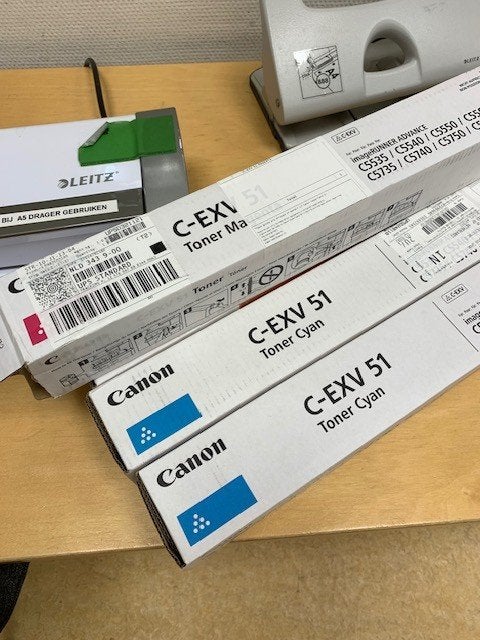Canon C-EXV 51 Toner Cyan & Magenta - Nieuw, Computers en Software, Ophalen, Nieuw, Toner, Canon