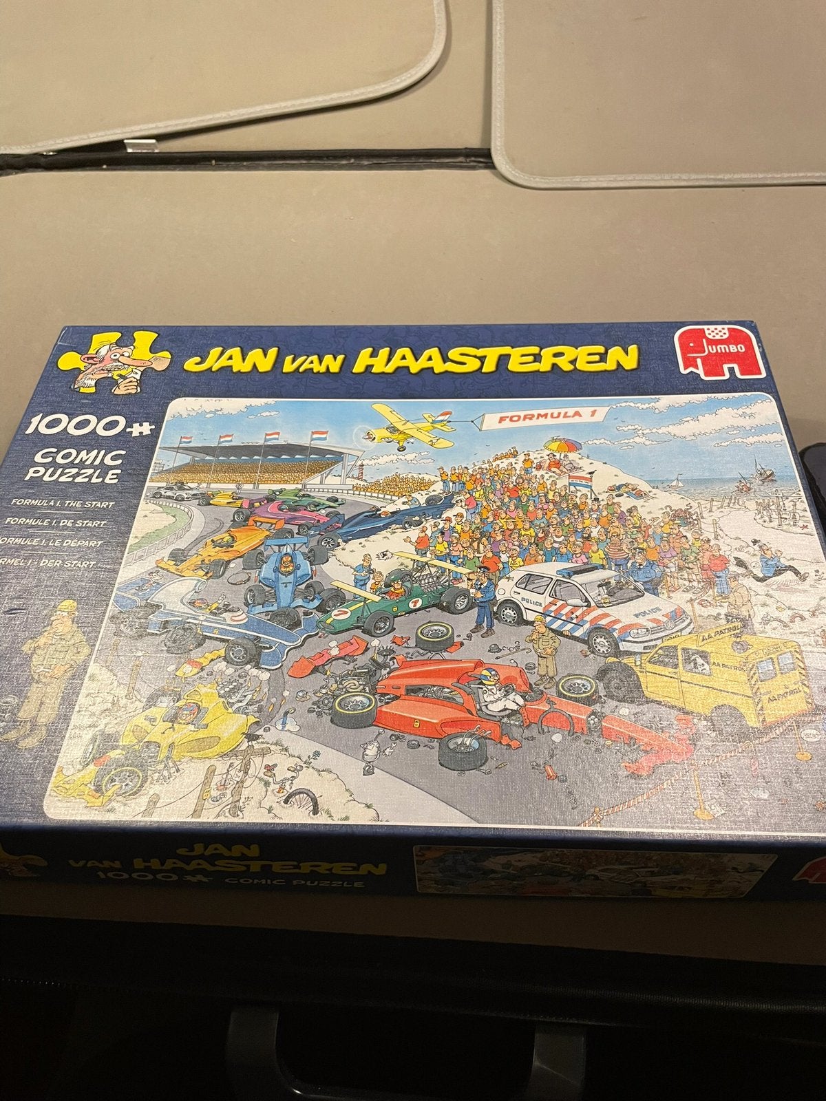 Jan van haasteren formule 1 1000 stukjes, Ophalen, 500 t/m 1500 stukjes, Zo goed als nieuw