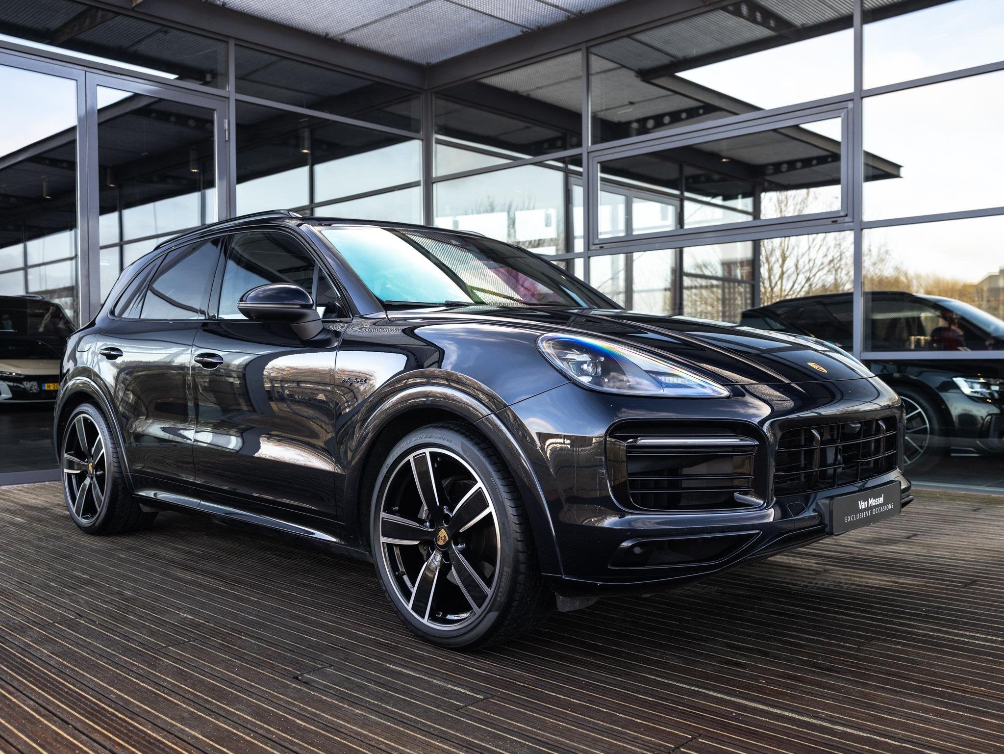 Porsche Cayenne 3.0 E-Hybrid Platinum Edition | SPORTDESIGN, Auto's, 14 kWh, 2995 cc, Blauw, Bedrijf