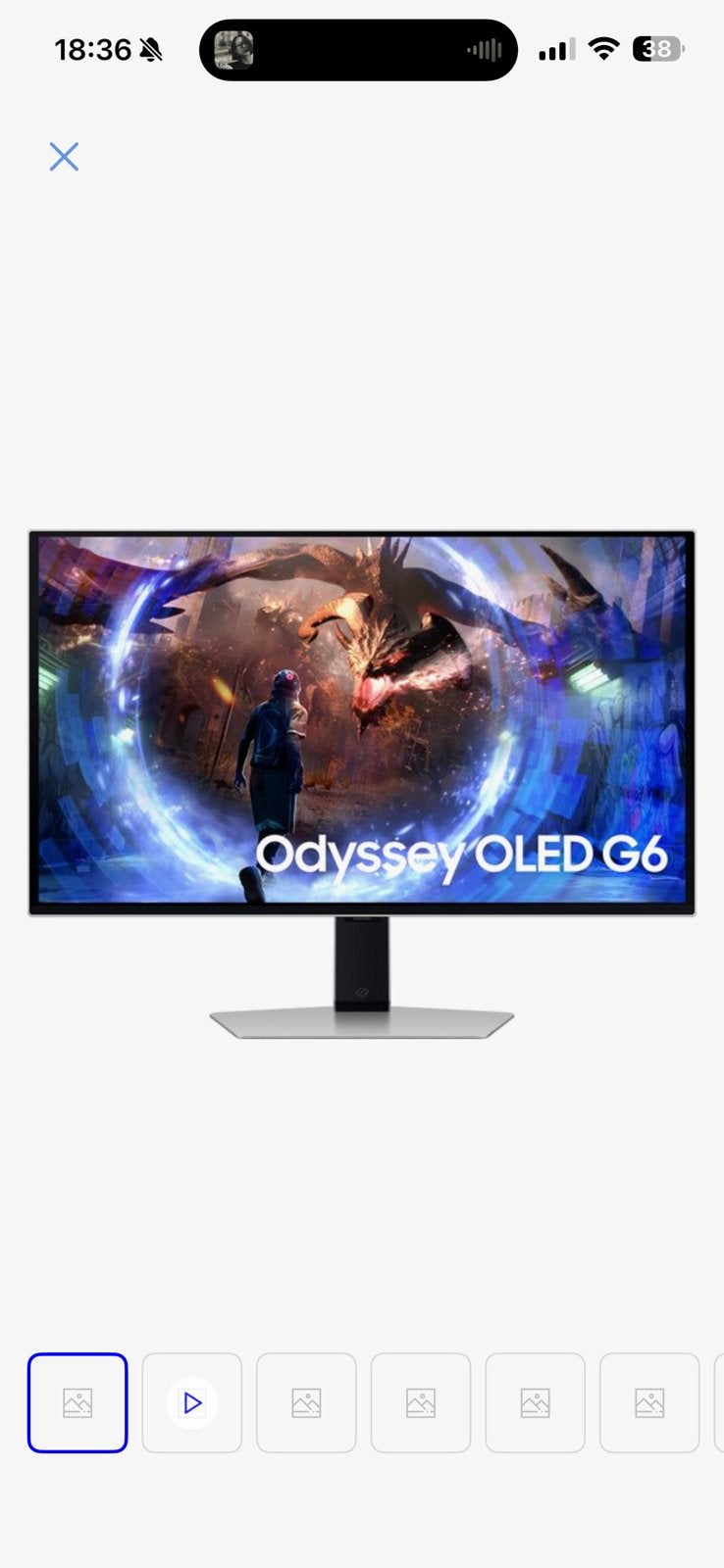 Samsung oddysey g6 360hz 1440p 27inch oled monitor, Computers en Software, Monitoren, Ophalen, Zo goed als nieuw, Quad HD (2K)