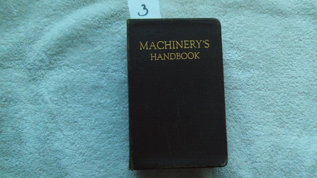 Machinery's handbook 6 th Toolbox Edition 1924 GB 3, Ophalen of Verzenden, Gelezen