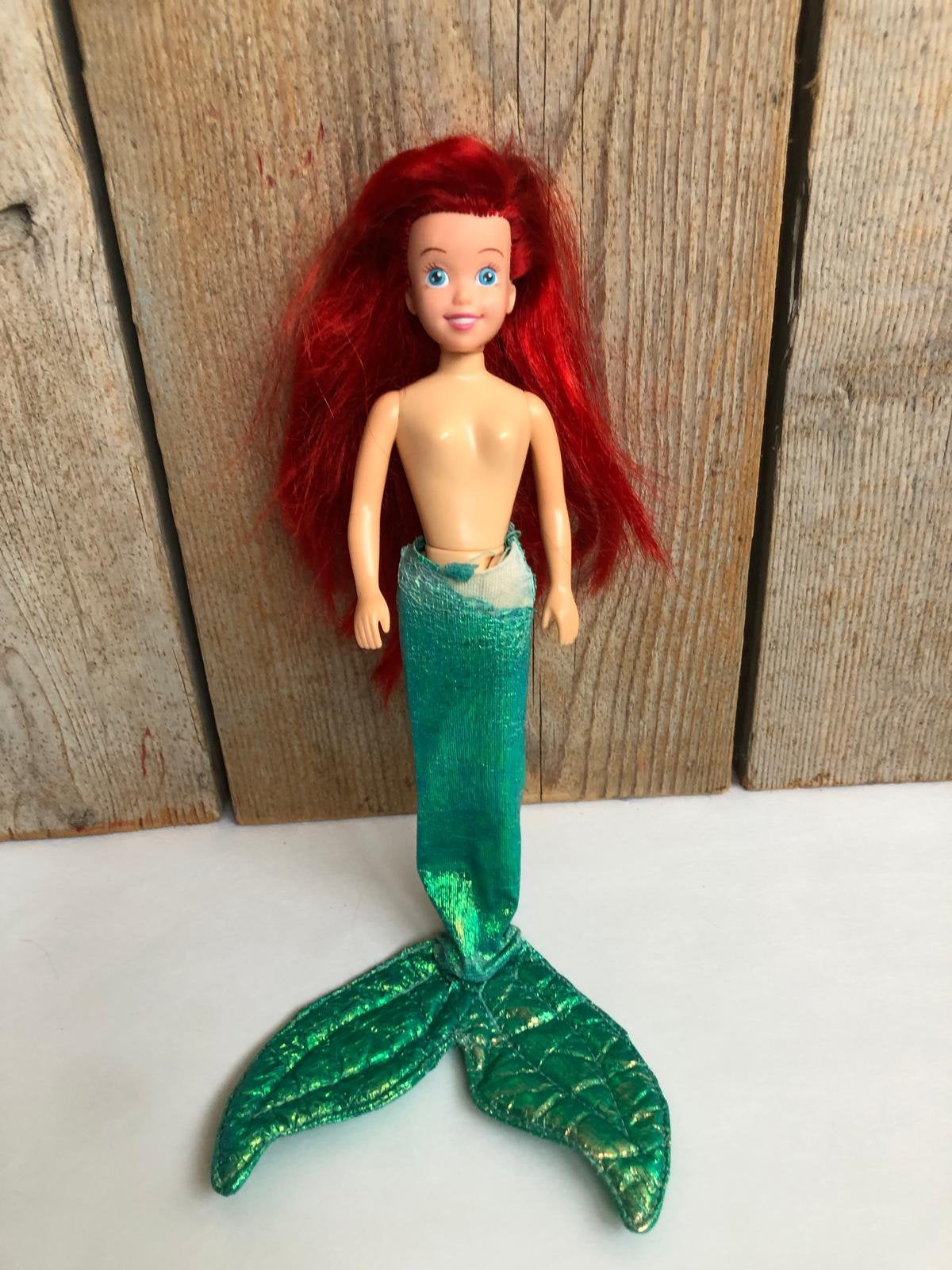Dinsney zeemeermin met zeegroen staart, Ophalen of Verzenden, Gebruikt, Barbie