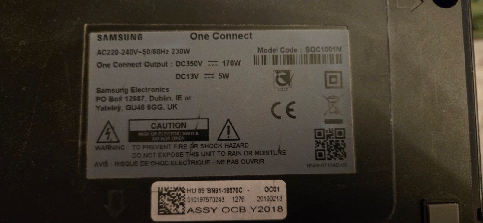 One connect box samsung, Ophalen of Verzenden, 100 cm of meer, Samsung