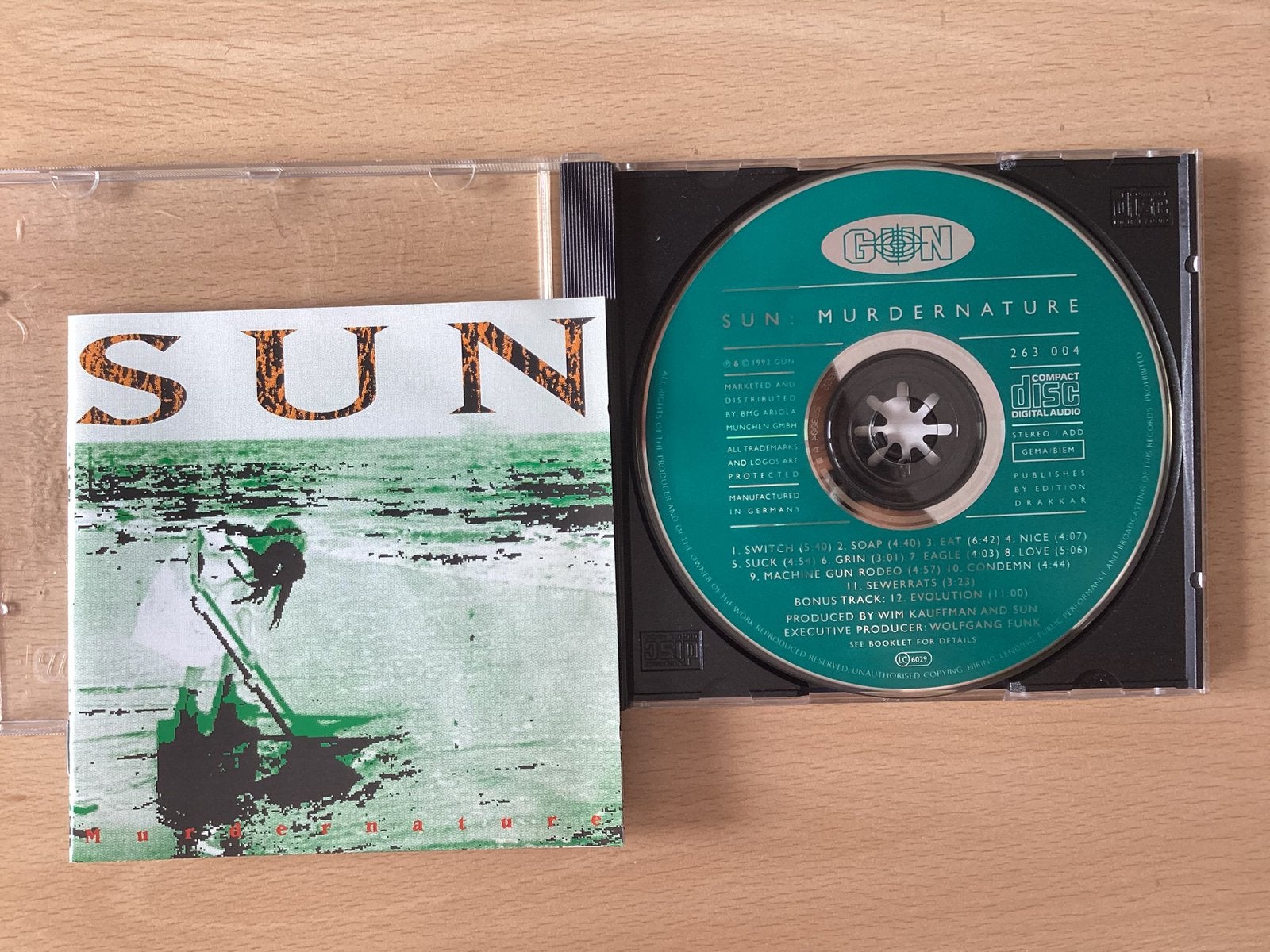 Sun -Murdernature. 1992. Alt., Ophalen of Verzenden, Zo goed als nieuw, Poprock