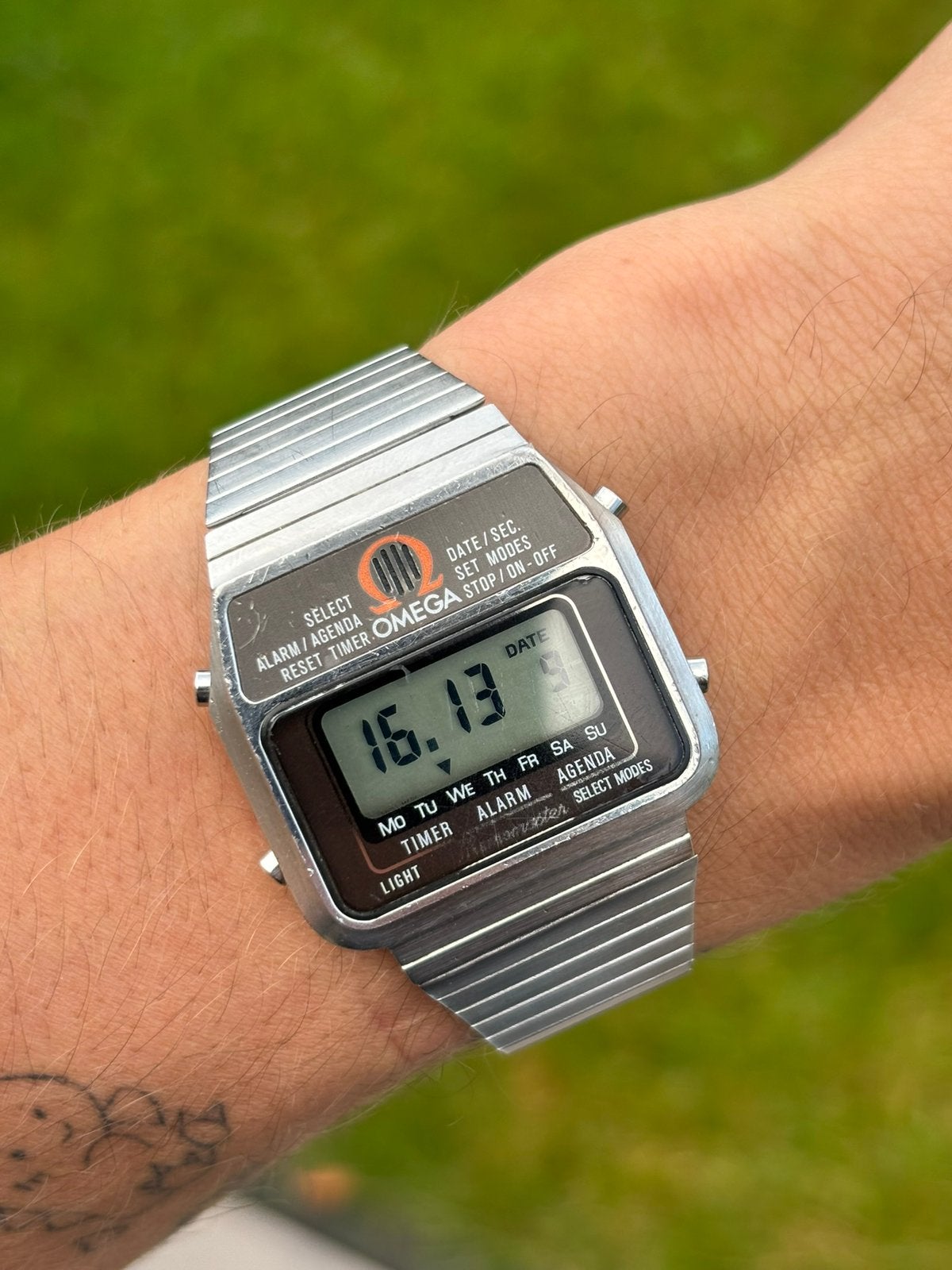 Omega Memomaster, Staal, Polshorloge, Omega, 1960 of later