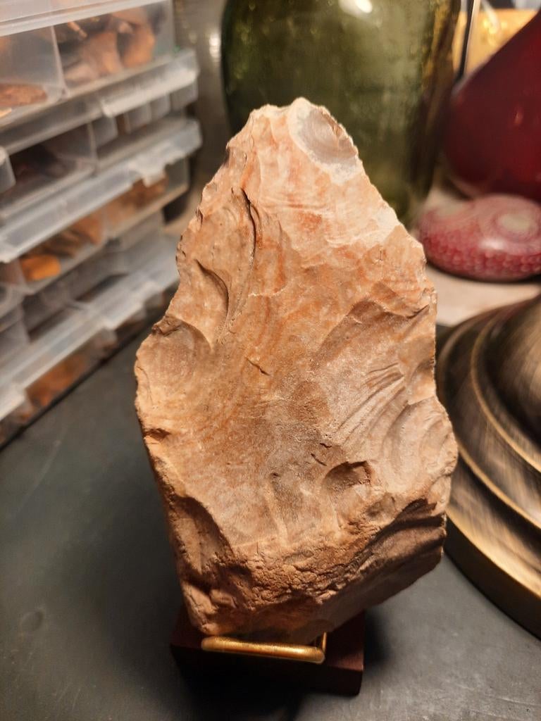 Grote vuistbijl biface oude, Ophalen of Verzenden