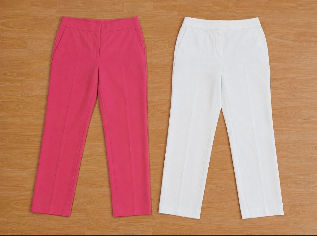 2x Zara chino pantalons M, Kleding | Dames, Maat 38/40 (M), Verzenden, Lang, Gedragen
