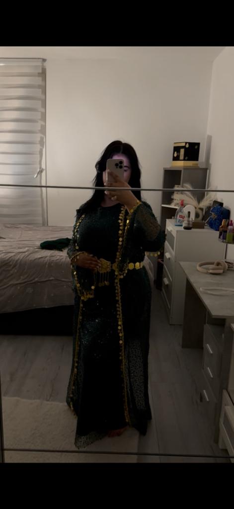 Kurdish jurk, Kleding | Dames, Jurken, Maat 38/40 (M), Verzenden, Zo goed als nieuw, Onder de knie