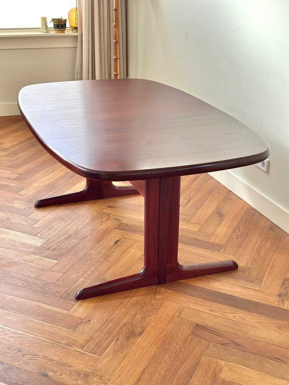 Vintage eettafel 265 cm Skovby deens design jaren 50/60/70, Huis en Inrichting, Ophalen, Gebruikt, 200 cm of meer, 50 tot 100 cm
