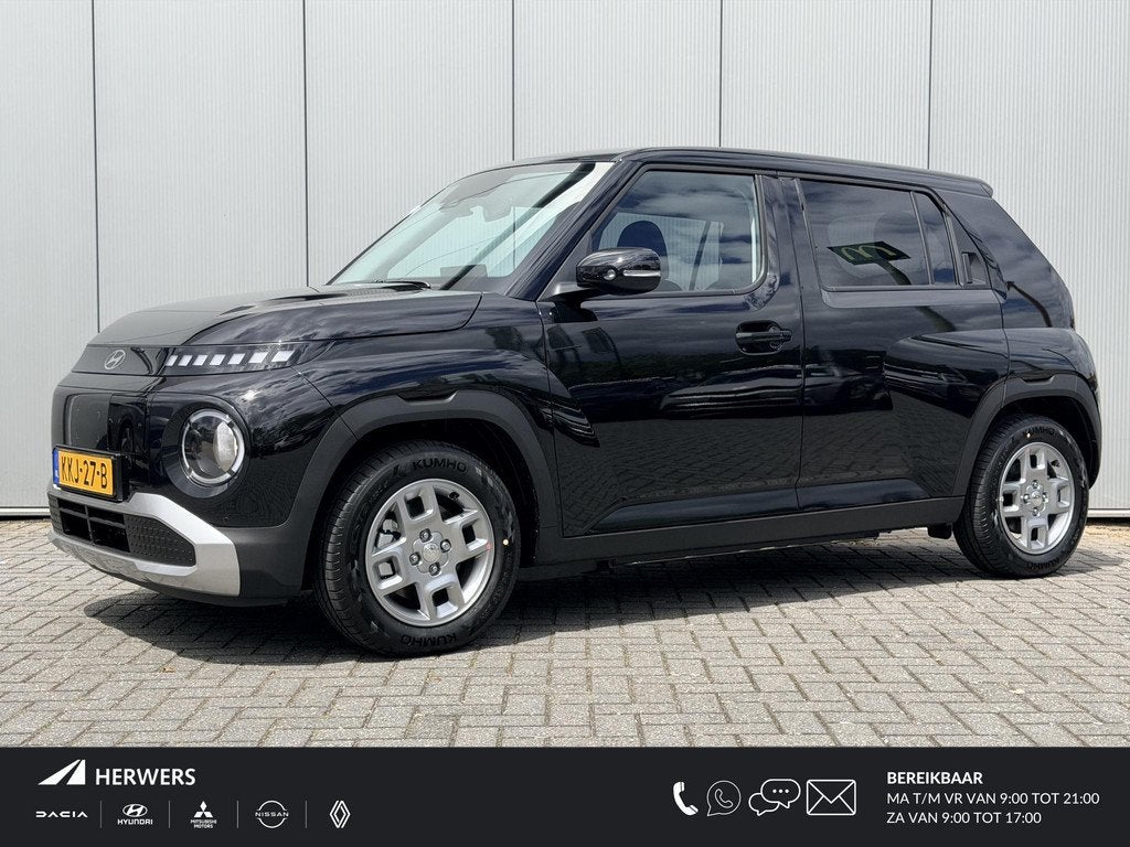 Hyundai INSTER Pulse 49 kWh / Demo Deal / 370 KM WLTP / Dyna, Auto's, Hyundai, Stof, Gebruikt, Zwart, Origineel Nederlands