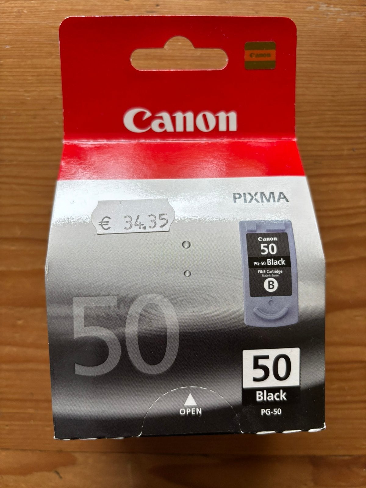 Canon cartridge Pixma PG50- Nieuw, Ophalen of Verzenden, Zo goed als nieuw