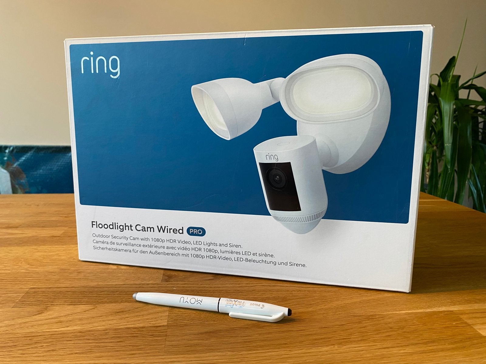 Nieuw! Ring Floodlight Cam Wired Pro - Buitencamera, Ophalen of Verzenden, Nieuw, Buitencamera