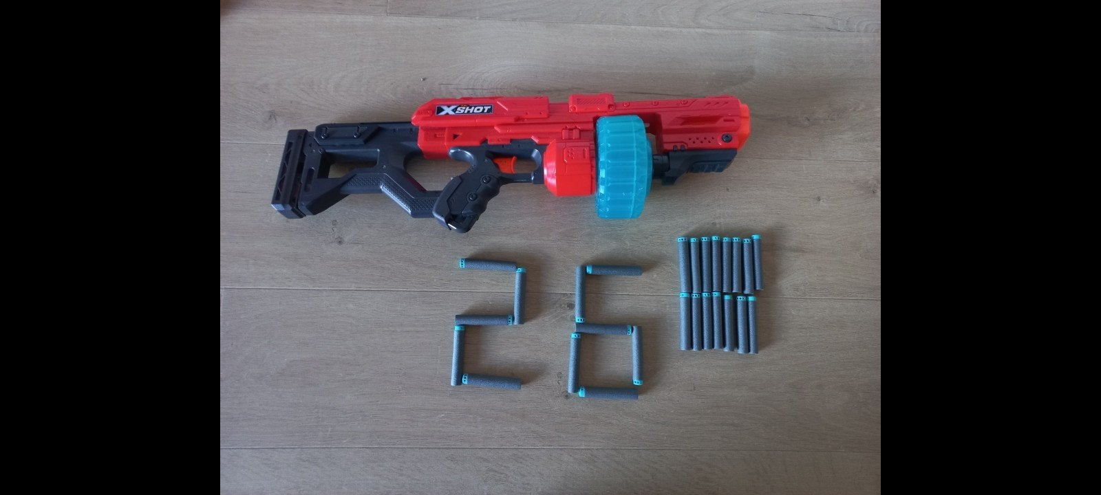 X-shot nerfgun, Ophalen, 1 speler, Zo goed als nieuw, Vanaf 3 jaar