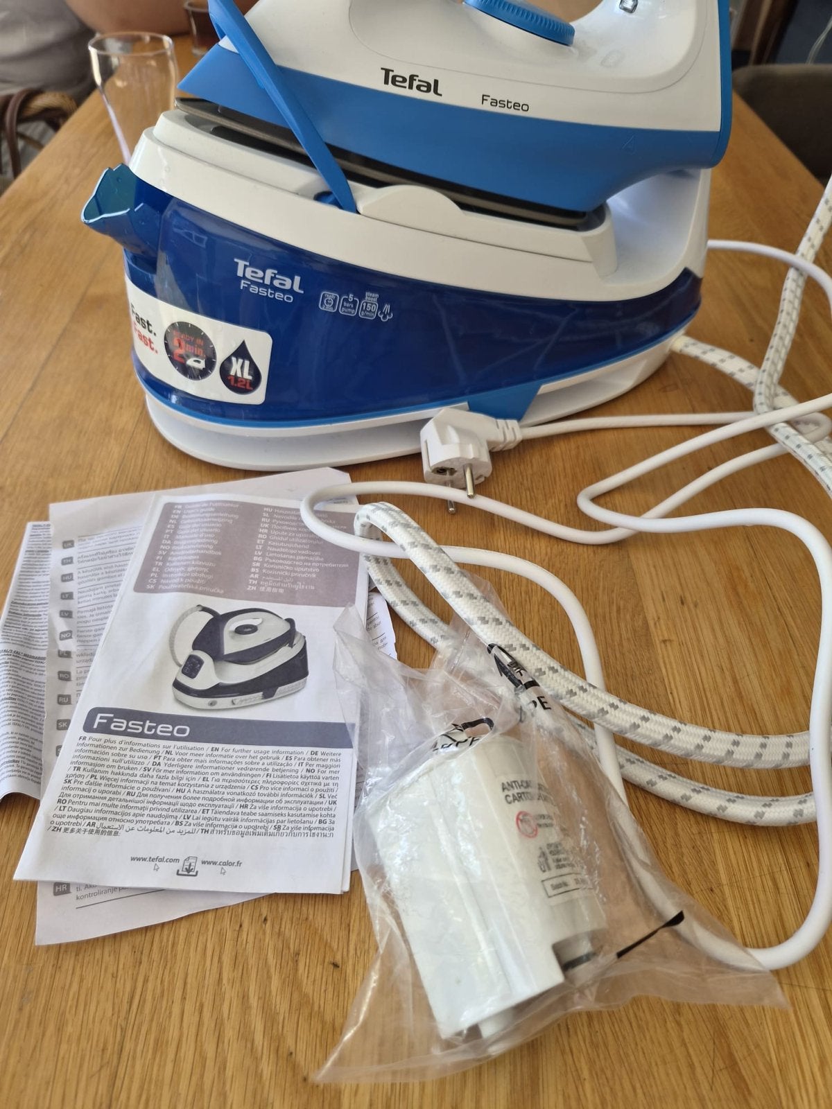 Tefal Fasteo Stoomgenerator - Zo goed als nieuw, Ophalen of Verzenden, Nieuw, Strijkijzer met snoer