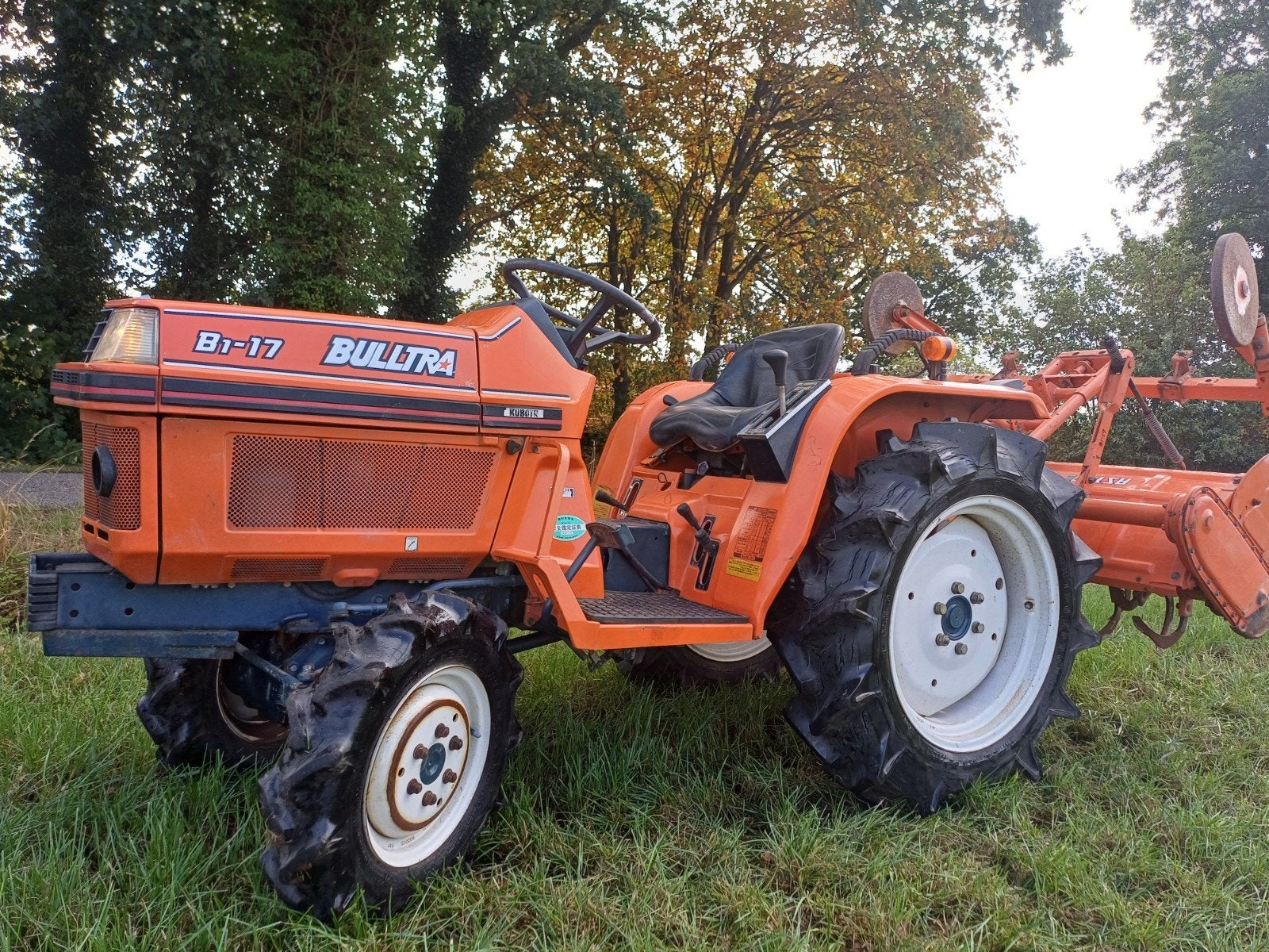kubota tuintrekker mini trekker met bloter&frees, Gebruikt, Tot 2500, Tot 80 Pk, Ophalen