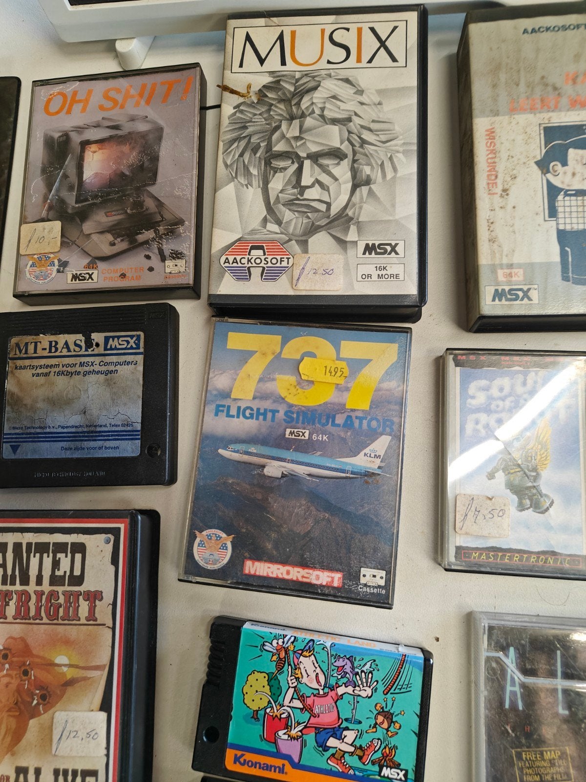 Partij msx software cassette en cardridges, Computers en Software, PHILIPS MSX, M, K, K