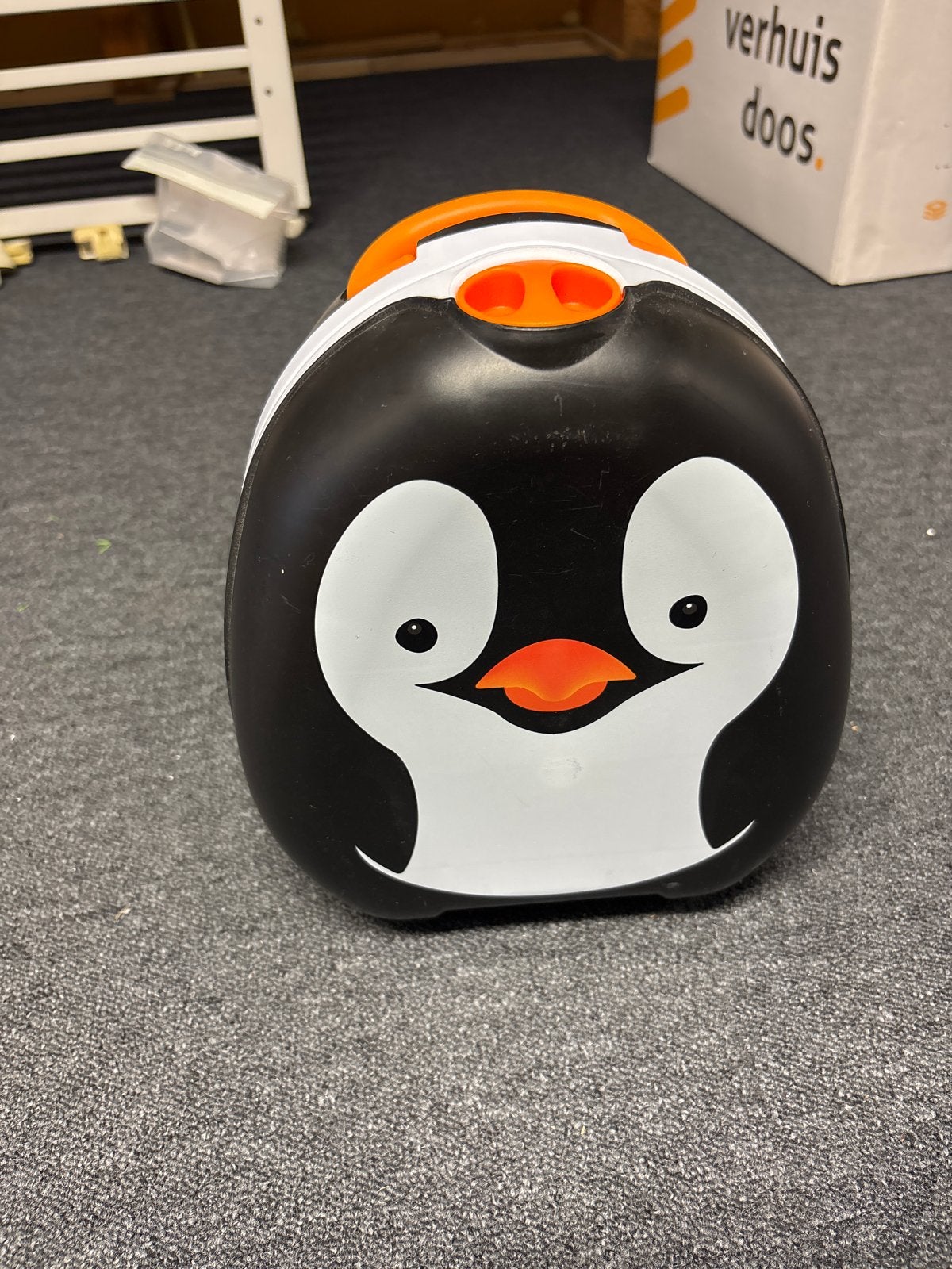 My Carry Potty Pinguïn - Draagbaar Potje voor Kinderen, Ophalen of Verzenden, Gebruikt