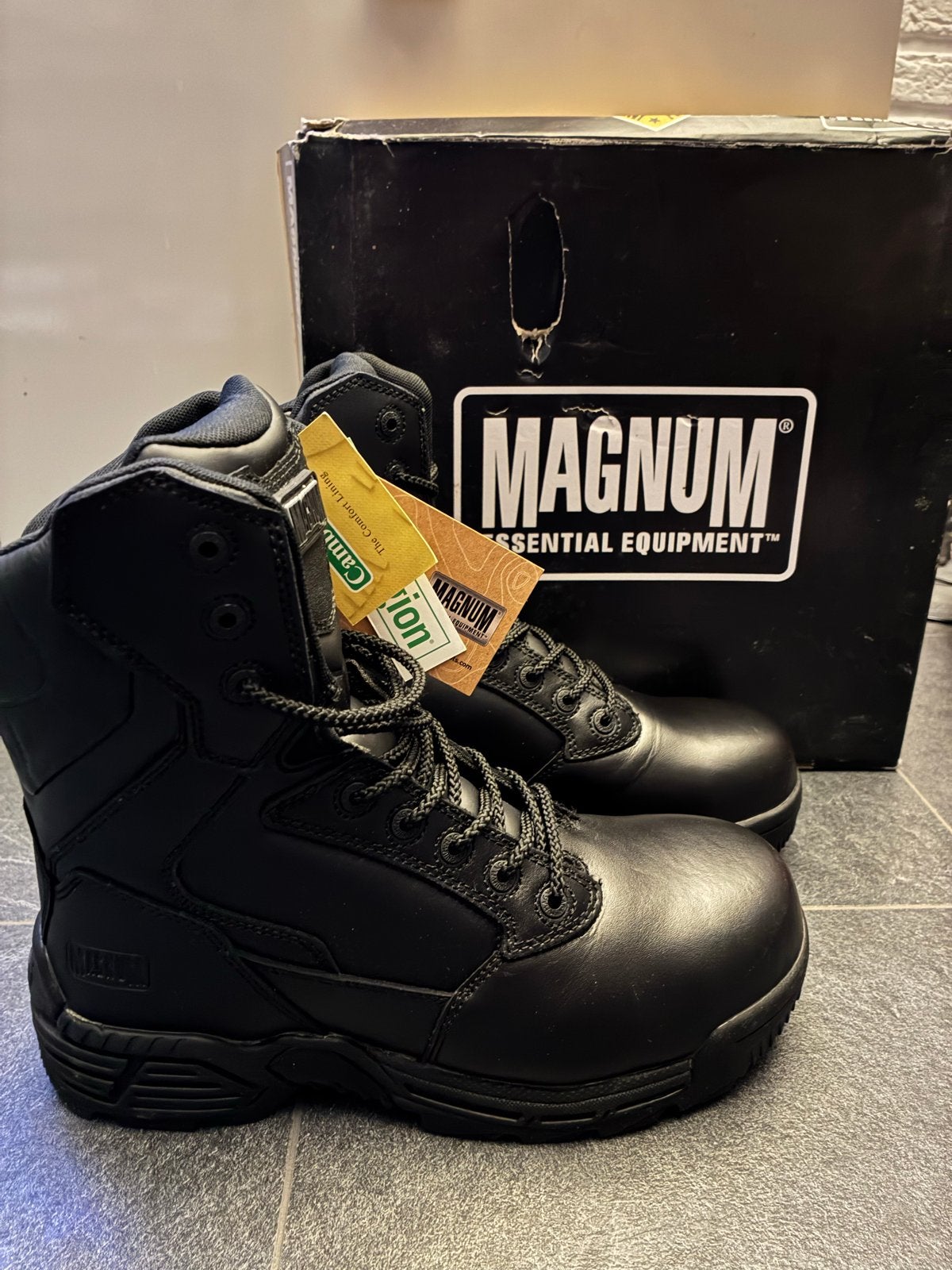 Magnum Stealth Force 8.0 Leather Werklaarzen Maat 41, Ophalen of Verzenden, Nieuw, Zwart, Werkschoenen