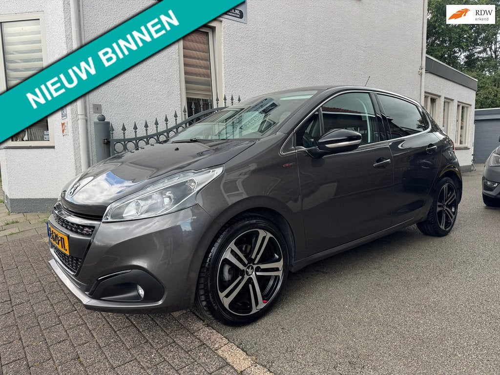 Peugeot 208 1.2 PureTech GT-Line automaat 23dkm nieuwe distr, Gebruikt, Euro 6, 1199 cc, Leder en Stof
