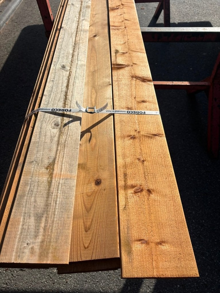 Vuren WaxedWood Gold, Zweeds rabat 10-22x145mm 420cm nr. 766, Ophalen, Zo goed als nieuw, 250 cm of meer, Planken