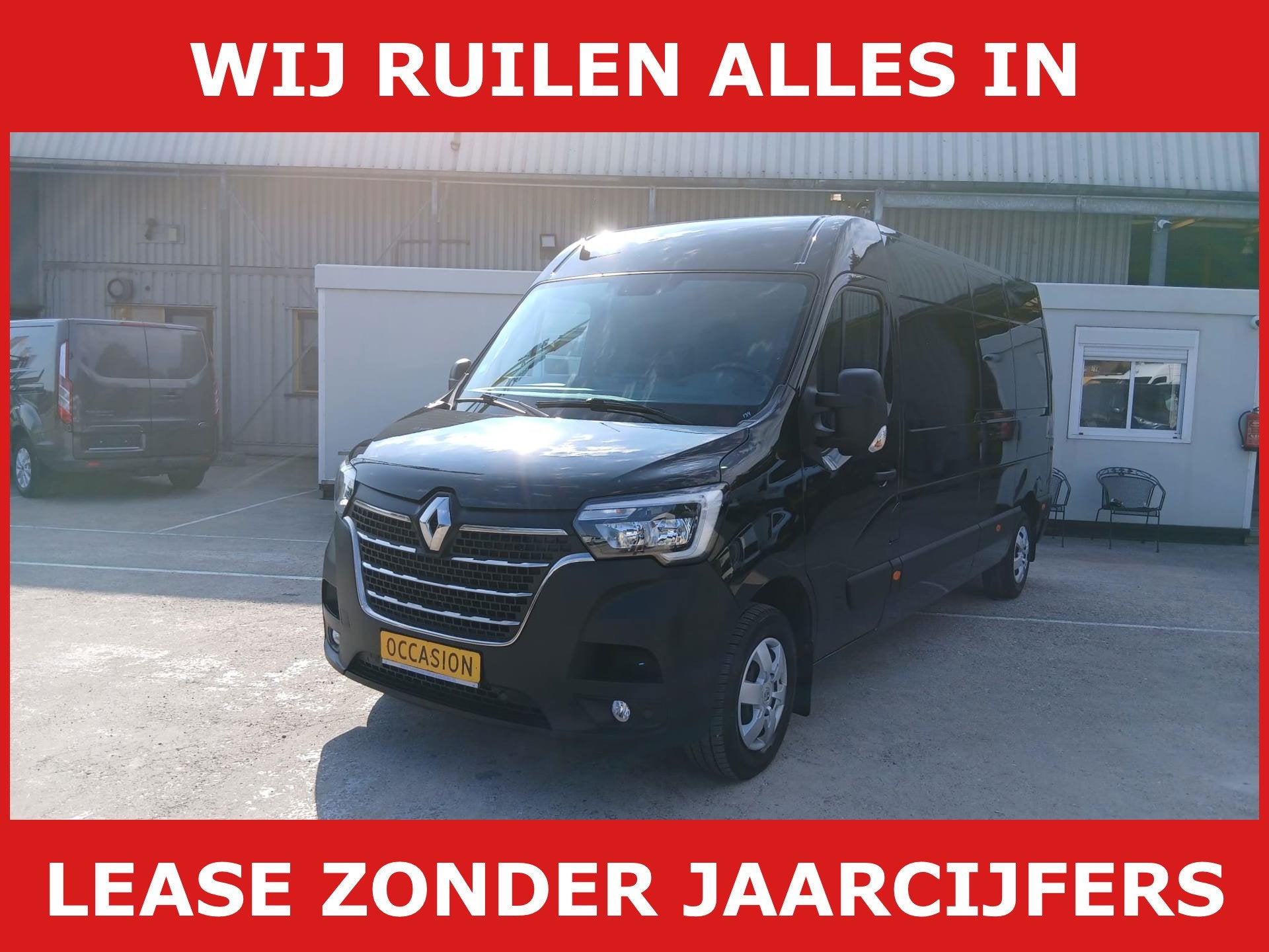 Renault Master t 35 c 180 automaat l 3 h 2 180 pk, Auto's, Parkeersensor, Stof, Gebruikt, Zwart