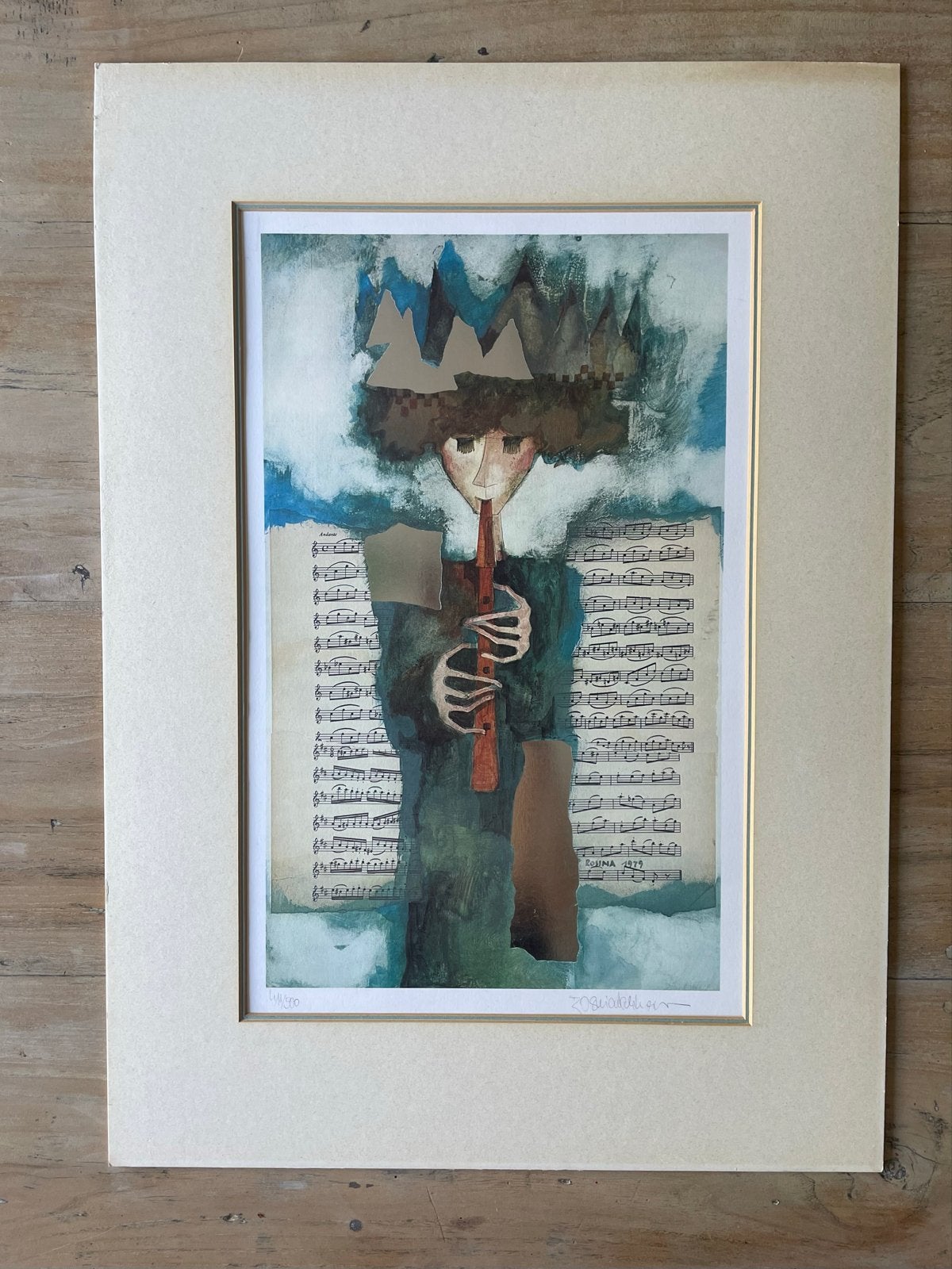 Gesigneerde en genummerde print - Rosina Wachtmeister 1979, Ophalen of Verzenden, Print, Print/reproductie, Achter glas
