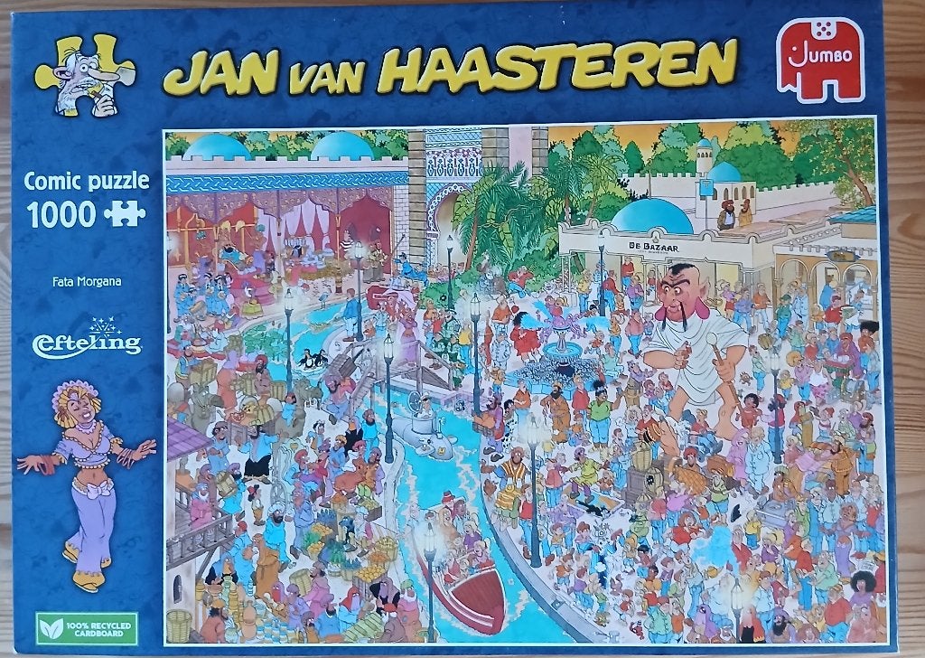 jan v haasteren, de efteling, Ophalen, 500 t/m 1500 stukjes, Zo goed als nieuw, Legpuzzel