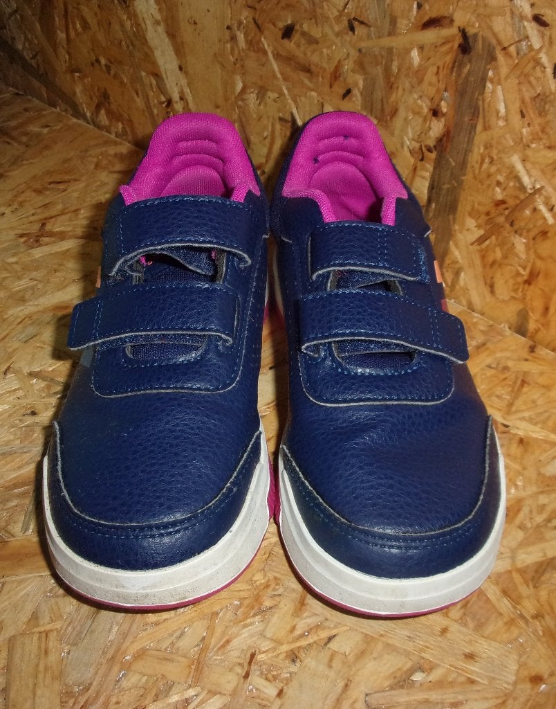 Adidas meisjes schoenen sneakers 32 klittenband blauw, Adidas, Gebruikt, Meisje, Schoenen